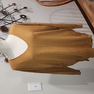 Dreamers v-neck ribbed brown size M/L length 28 1/2 in. Bust 24 inches